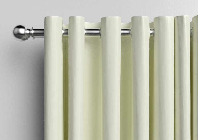 Kyoto Faux Silk, White - Made to Measure Curtains - Image 12